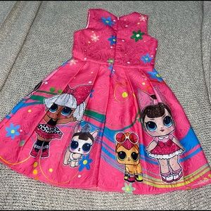Pink Lol Surprise Girls Dress